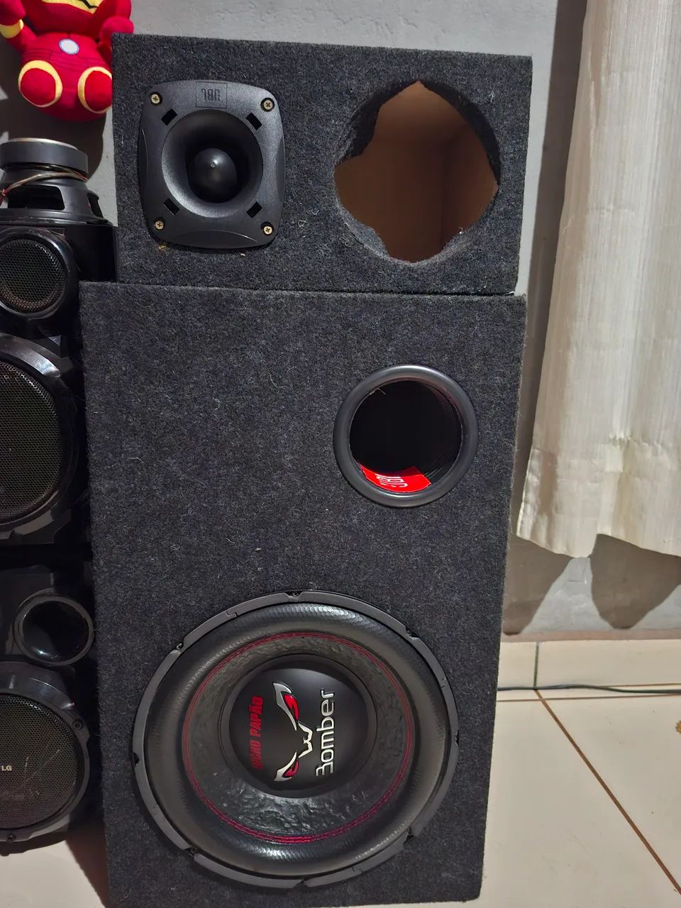 Caixa subwoofer + caixa tweeter 