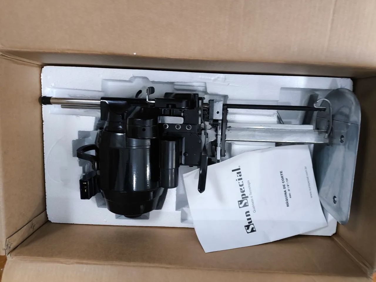Máquina de corte faca 10 polegadas 