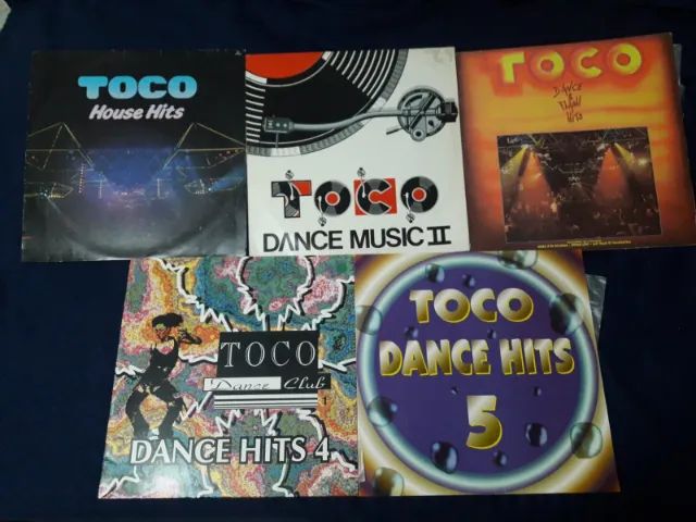 Disco de Vinil  Toco   Flash Hits 1,2,3,4,5