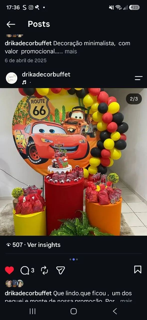 Decoração & buffet