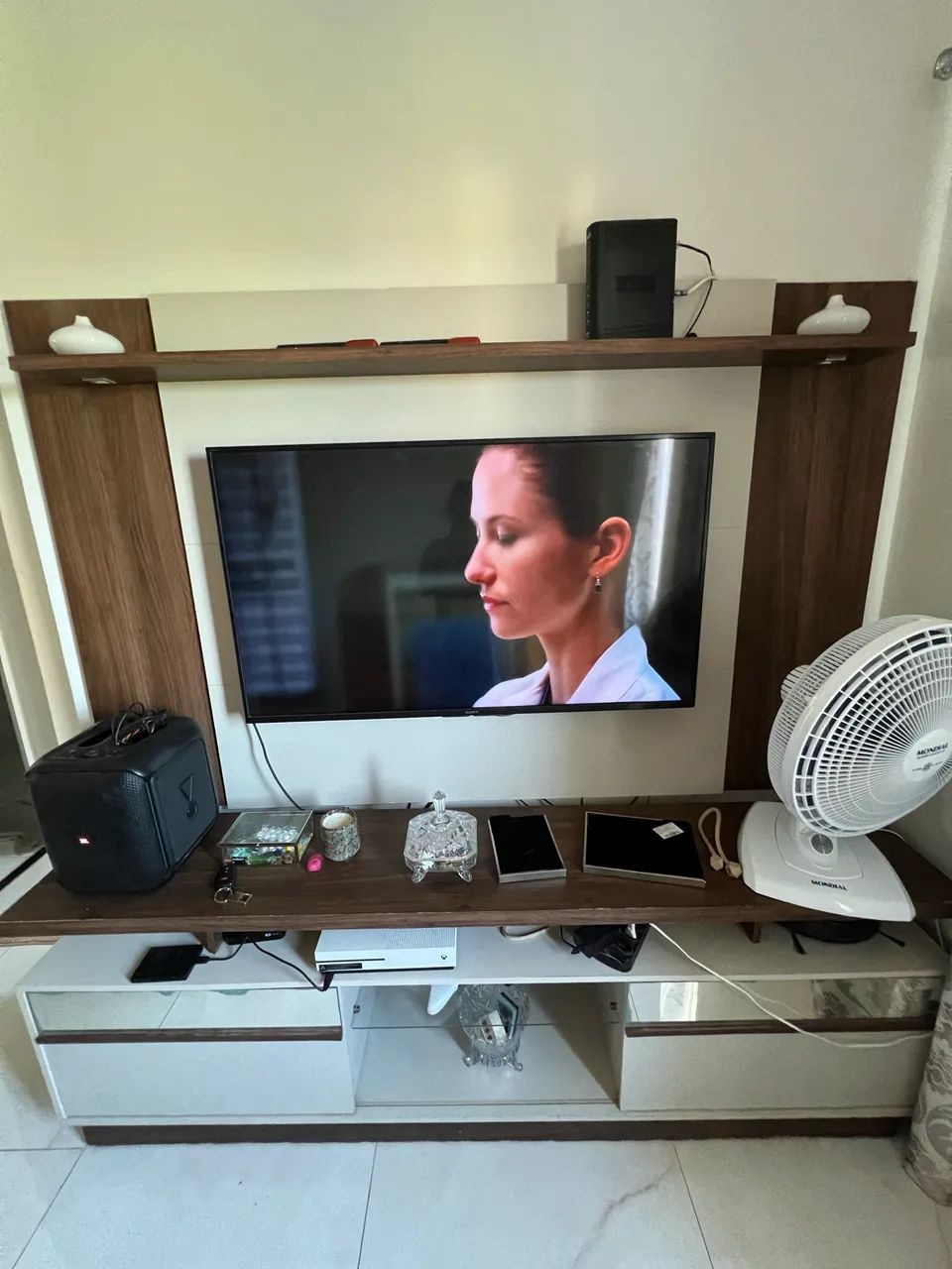 Painel de tv com rack  - Foto 4