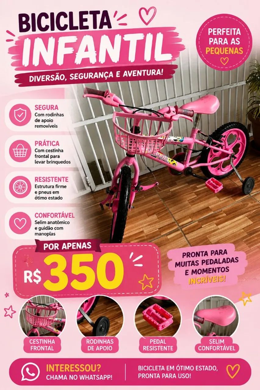 Bicicleta Infantil super conservada