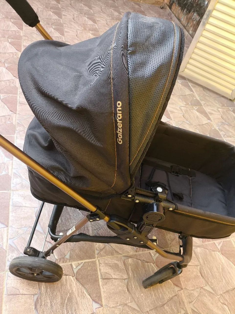 Carrinho com bebe conforto Galzerano  - Foto 4