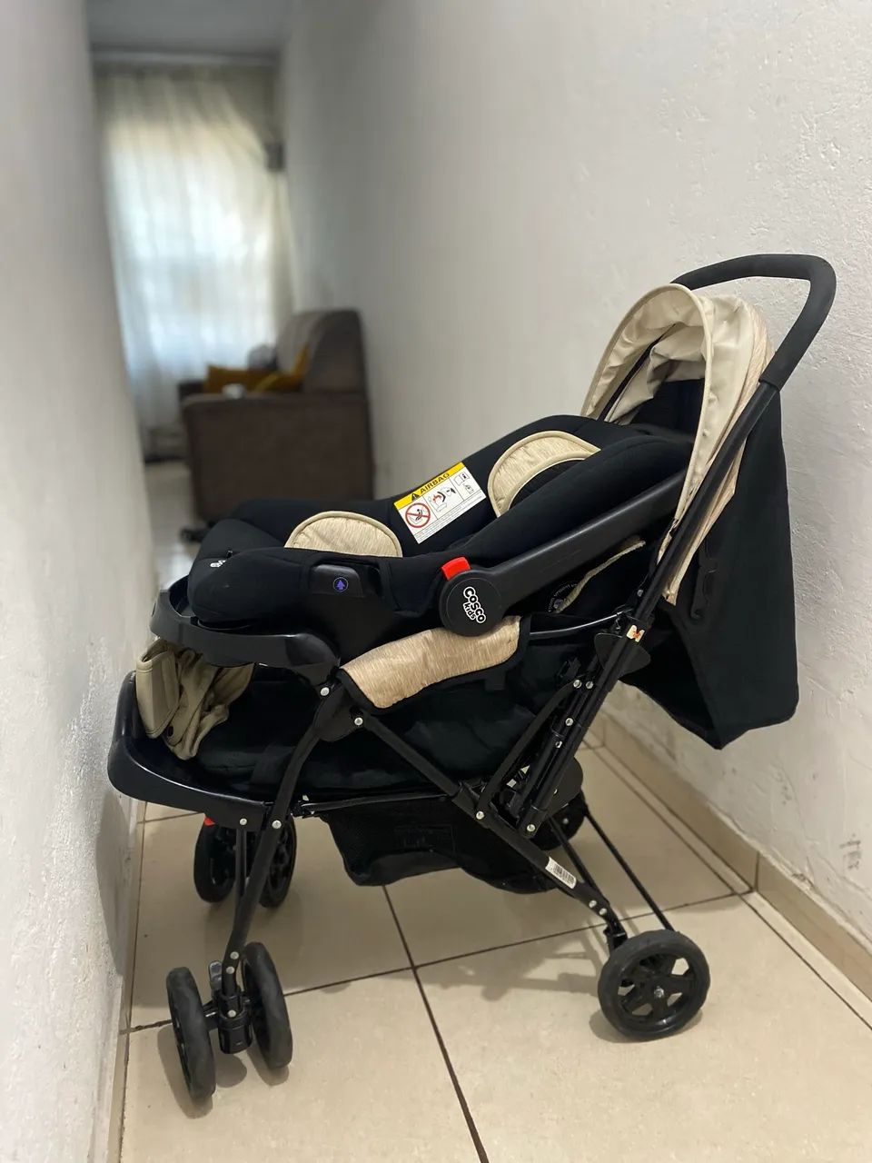 Kit carrinho e bebê conforto Cosco  - Foto 5