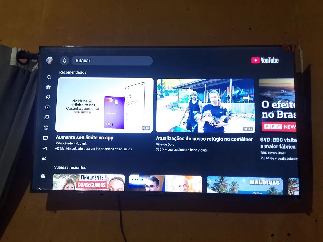 Vendo TV 50 Polegadas TCL 4k Google Comando de voz - Foto 2