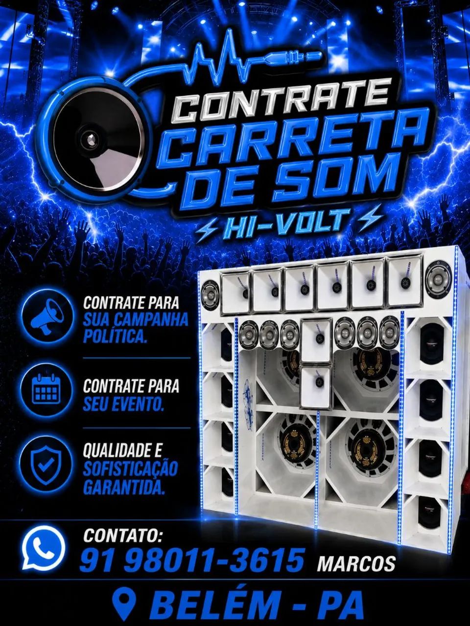 ALUGUEL DE CARRETA DE SOM 