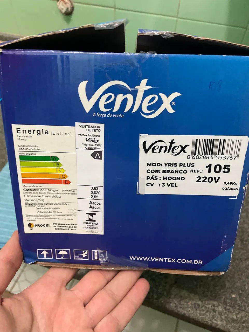 ventilador de teto ventex yris 220v  - Foto 2