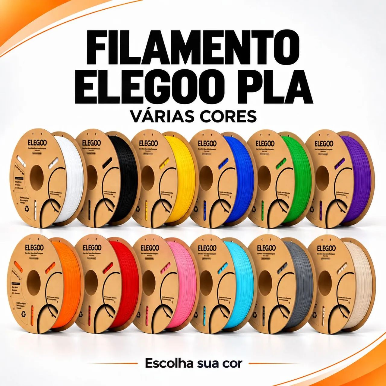 Filamentos elegoo para impressora 3d  - Foto 2