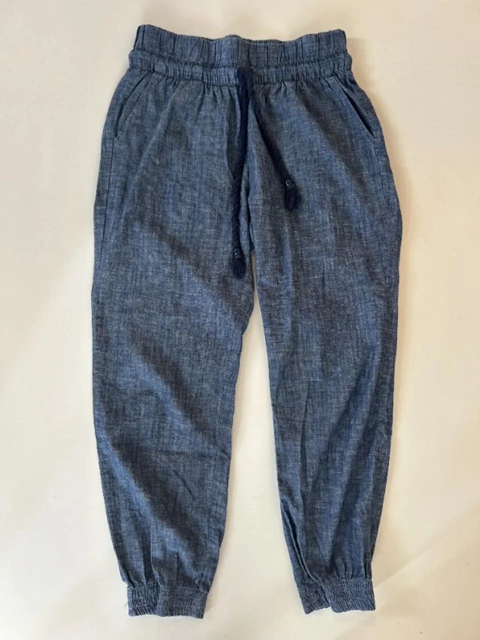 calça jogger marfinno/renner azul m - Foto 2