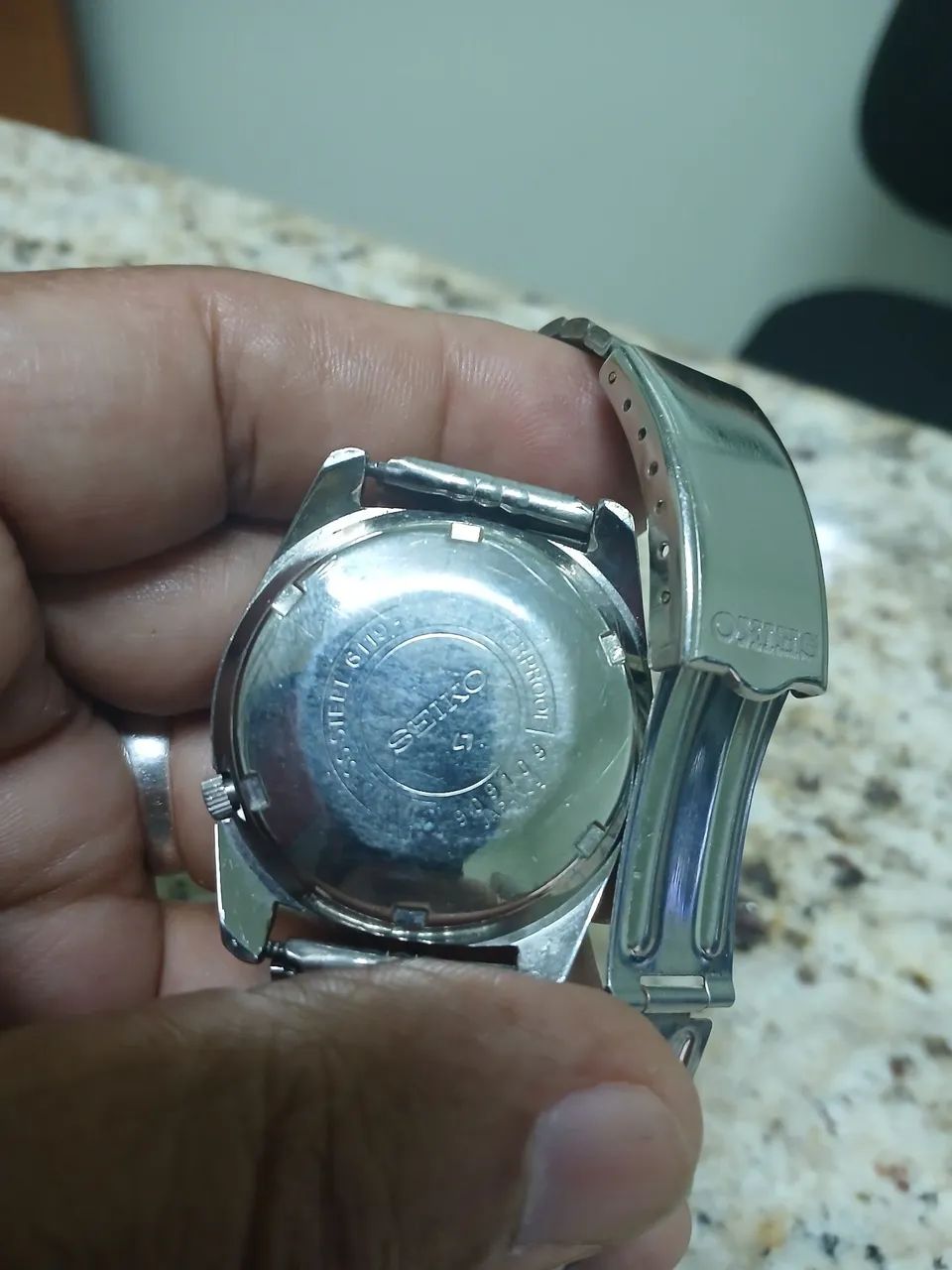 SEIKO 5 MODELO 6119 MOSTRADOR AMARELO FUNCIONANDO 100% - Foto 2