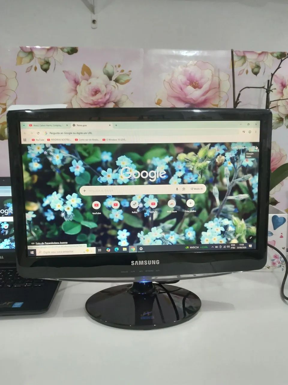 Monitor Samsung 16", com garantia e cabos, vale a pena conferir  - Foto 3