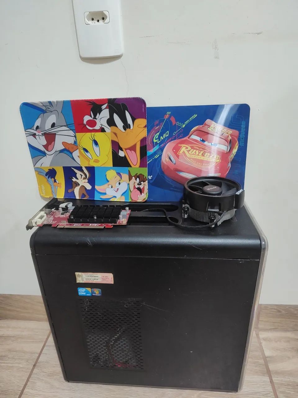 Kit PC Completo: Gabinete Gamer + Radeon HD 5450 + Placa Mãe DDR3 + Windows 10 - R$200 - Foto 4