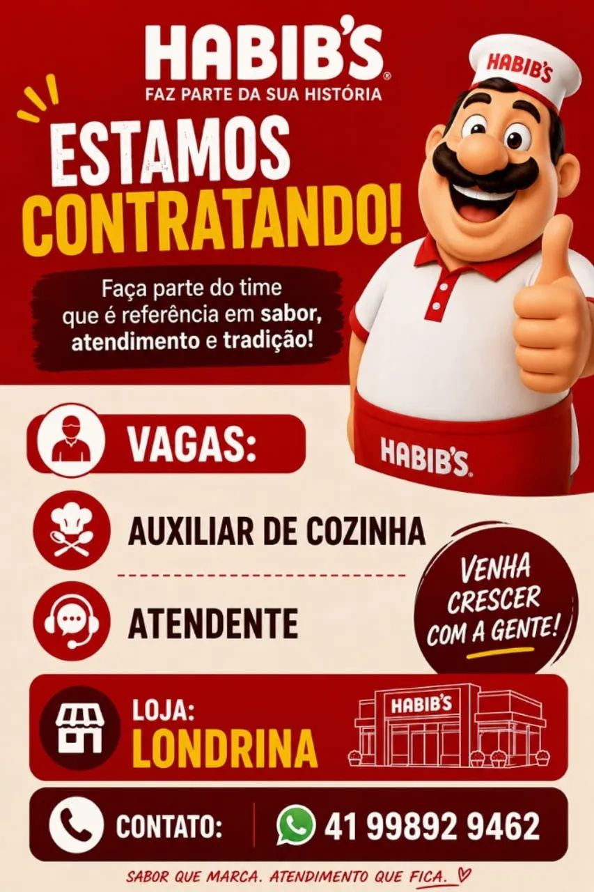 VAGAS DE EMPREGO
