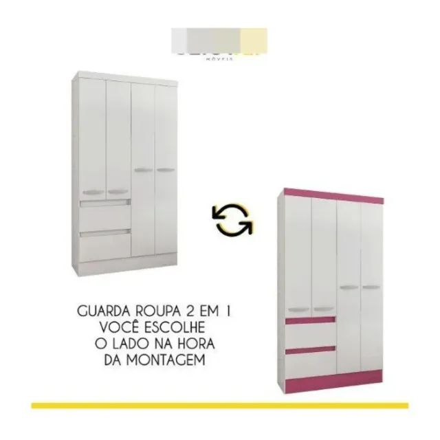 Mais Espaço e Organização com o Roupeiro Maragogi Plus - Foto 4