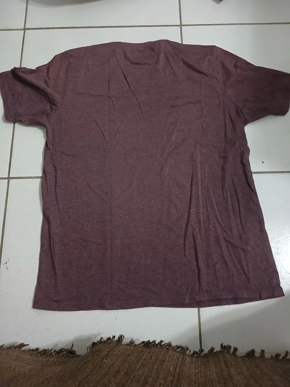 Camisa Masculina Roxa de Algodão