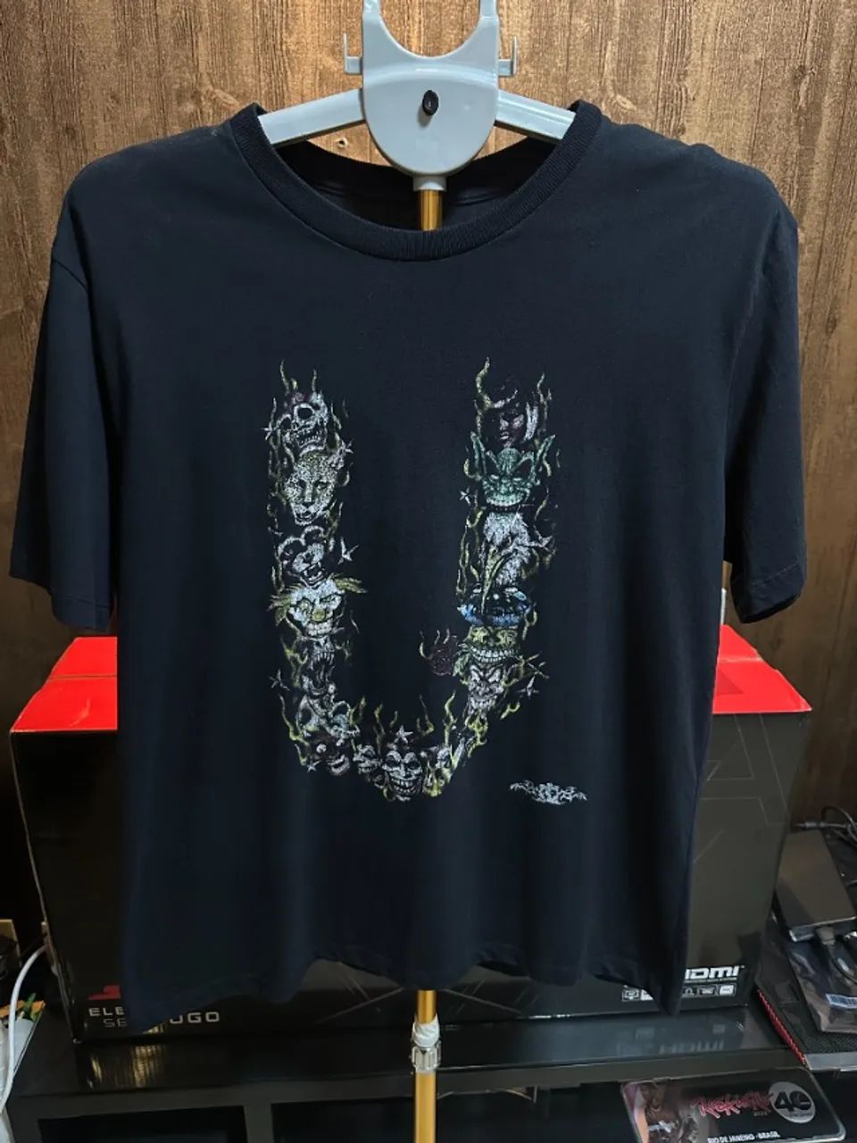 Camiseta Travis Scott Tour Utopia 2024 Rock in Rio Allianz Parque