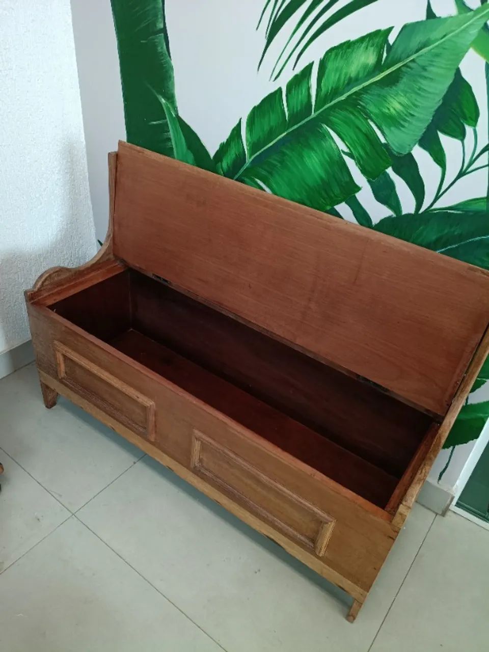 Banco baú - estilo igreja - Foto 2