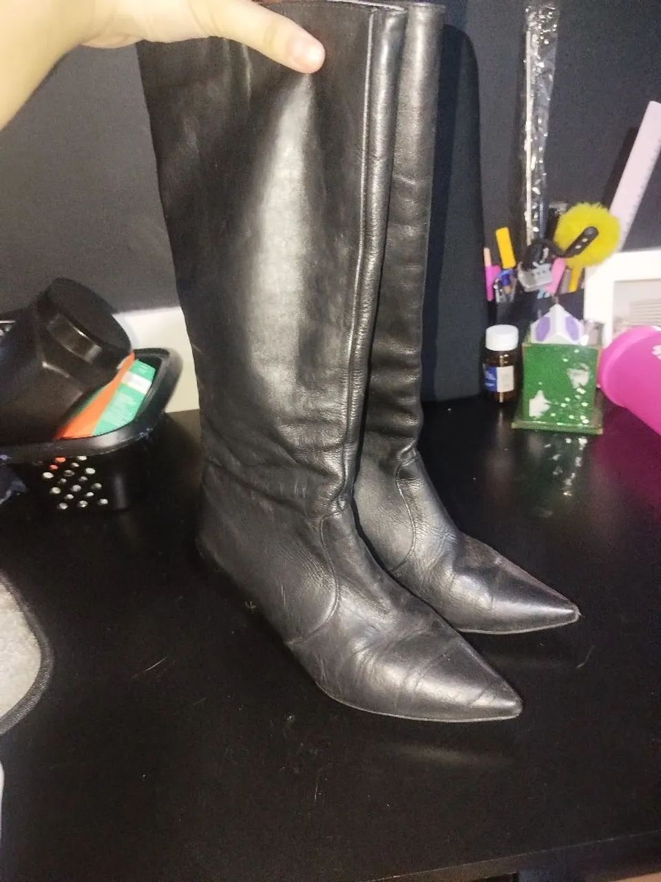 Bota bico fino preta - Foto 2