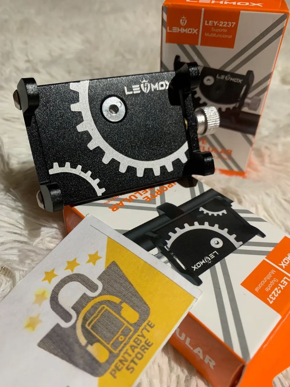 Suporte De Celular Para Moto E Bicicleta Universal Lehmox Novo Imperdível!!! - Foto 2