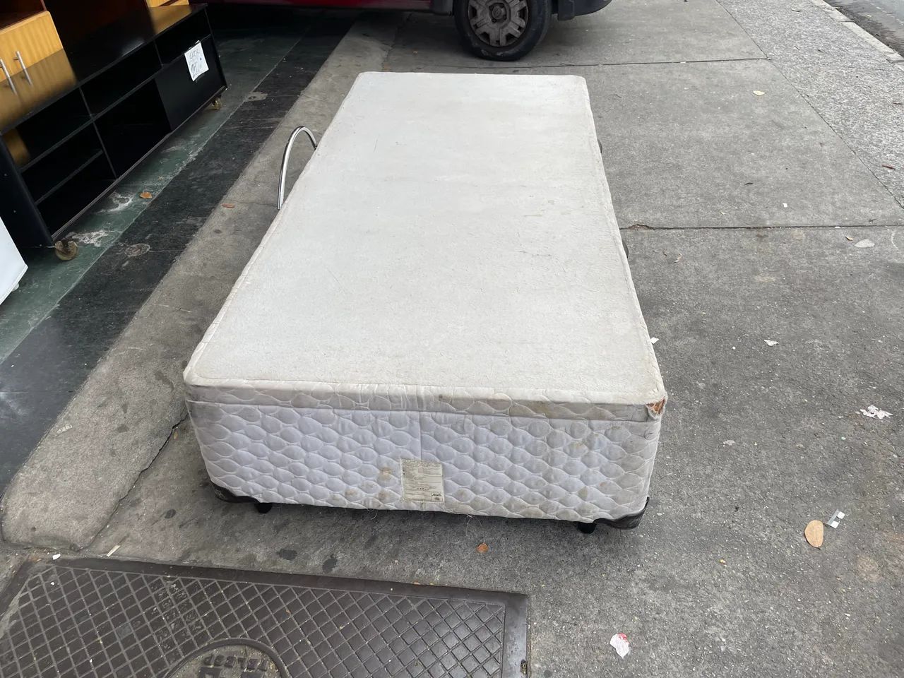 Cama Box Baú Solteiro com Cama Auxiliar  Branco - Foto 3