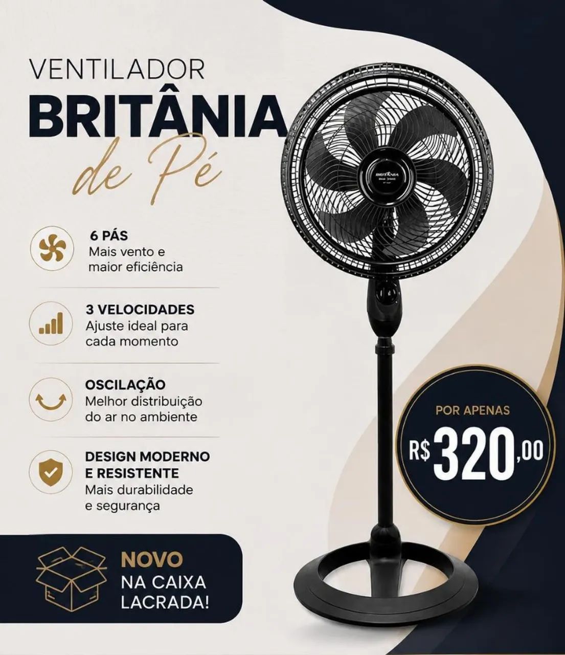 Ventilador Britânia 