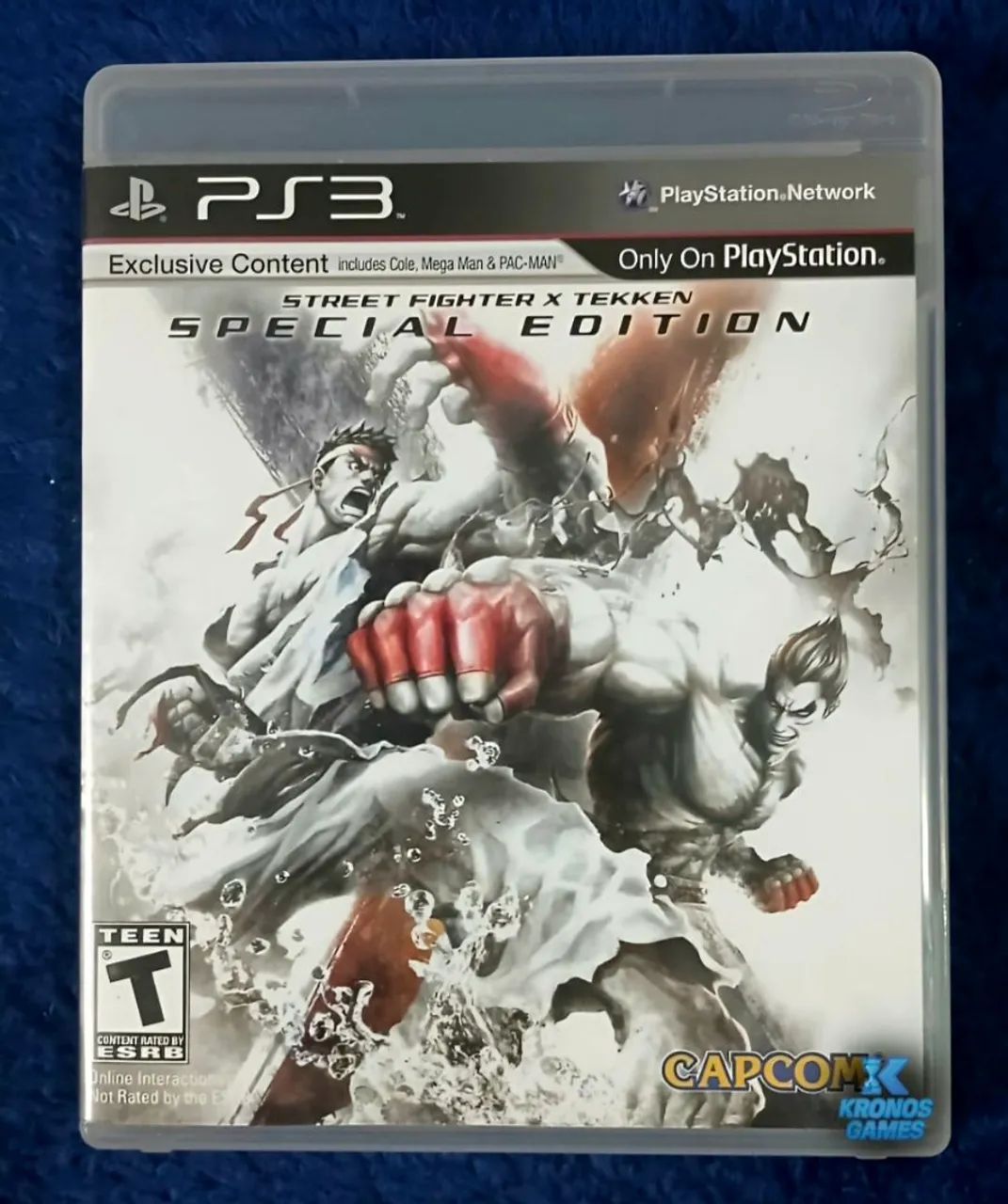 Jogo ps3 Street Fighter x Tekken special edition