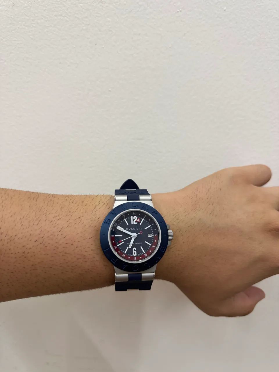 Bvlgari 42mm automático aluminium