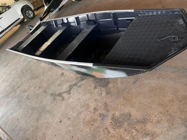 Barco casco de alumínio borda elevada - Foto 2