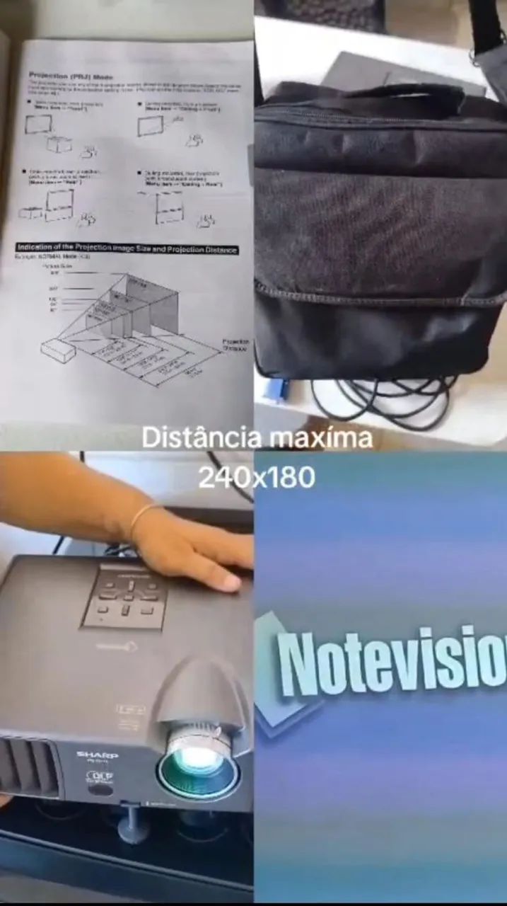 Projetor profissional de allta resolução semi novo - Foto 4