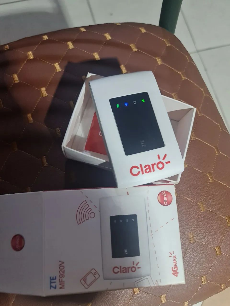 Modem Claro 4G sem fio com bateria aceito violao ler - Foto 2