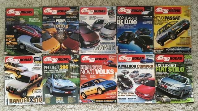10 Revistas Quatro Rodas Janeiro até Outubro 2001