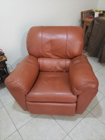 Poltrona do papai 100% couro natural