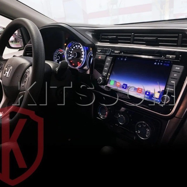 Central Multimídia Honda City 2015 2016 2017 Android Kronos Tela 9'' - Foto 3