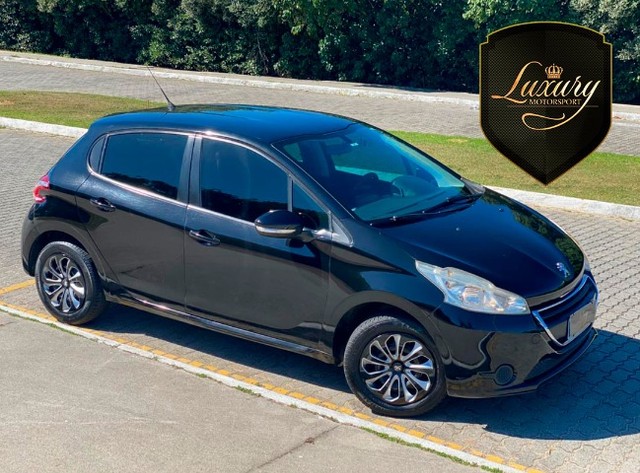 PEUGEOT 208 ACTIVE 2014 PRETO 1.4 FLEX 4 PORTAS