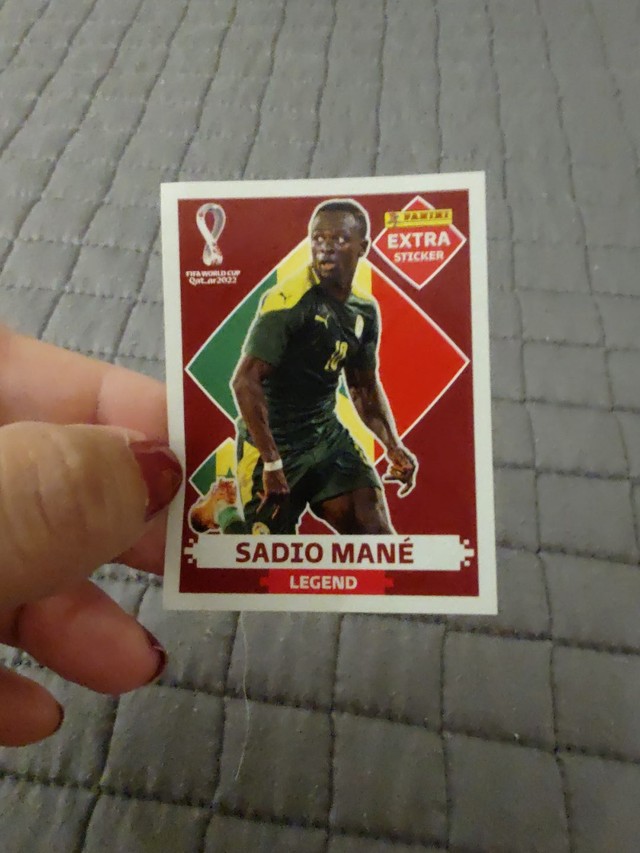 Figurinha SADIO MANÉ - BORDÔ - R$ 200,00