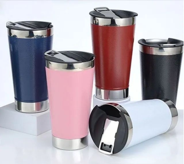 Copo Térmico Quente Frio Com Tampa Abridor