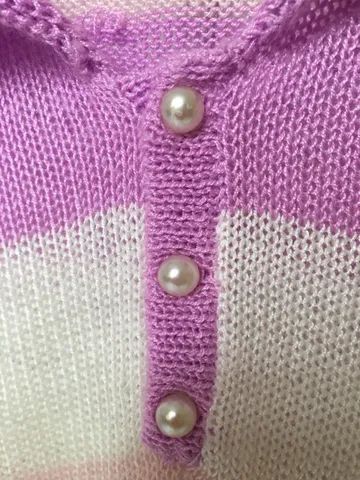 Blusa comprida em tricô - Foto 3