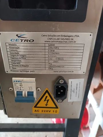 Seladora Automatica Cetro SA900 (usada)