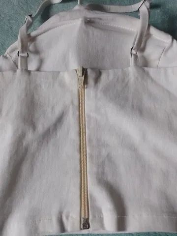 cropped feminino branco - tamanho m - Foto 3