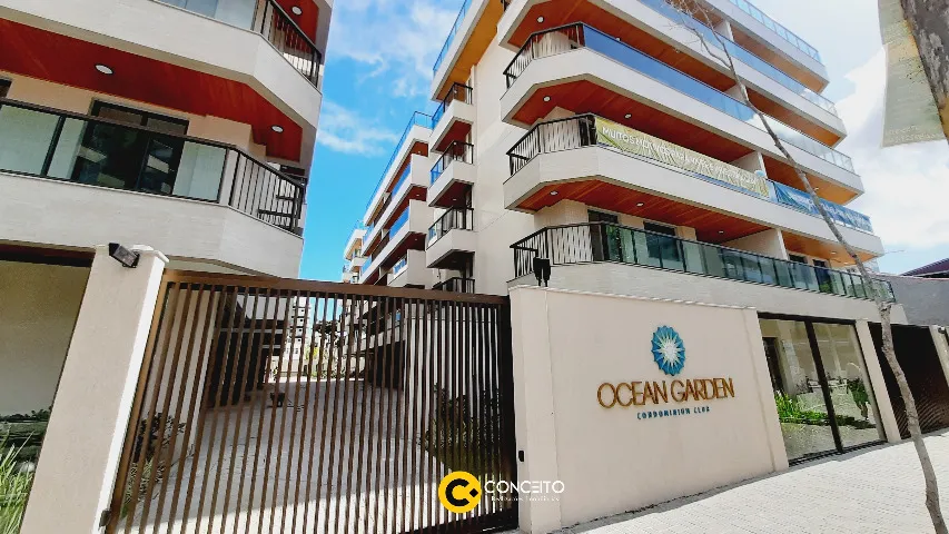 Condomínio Ocean Garden - Apartamentos 2 ou 3 quartos perto da Praia do Forte - Cabo Frio
