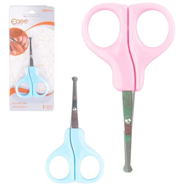 Tesoura De Unha Baby Infantil Ease Care Wellmix Wx659 - Foto 2