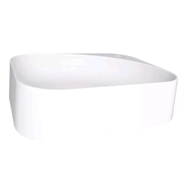 Cuba no mármore sintético de tamanho 29 por 35.5 para banheiro com furo pra torneira - Foto 4