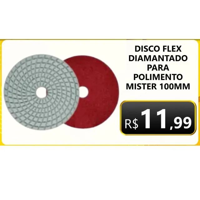 Disco Diamantado Para polimento Mister 100mm