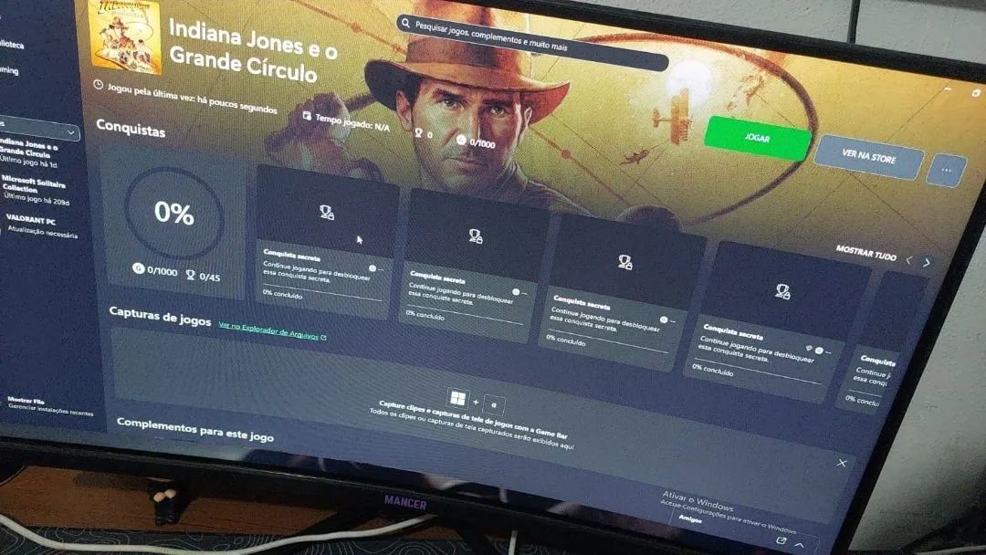 Monitor Gamer Curvo MANCER 34 polegadas 144Hz - Foto 2