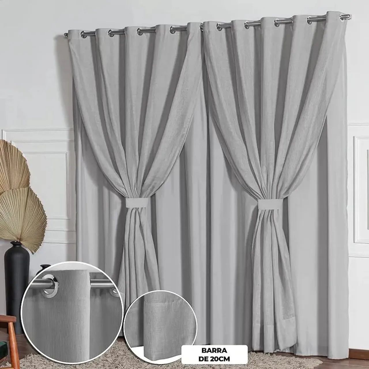 Cortinas corta luz blecaute  - Foto 2