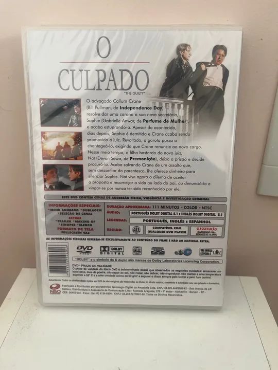 DVD O CULPADO (LACRADO!!) - Foto 2