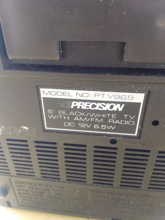 Televisão Portátil Precision - Para Reviver a Nostalgia! - Foto 2