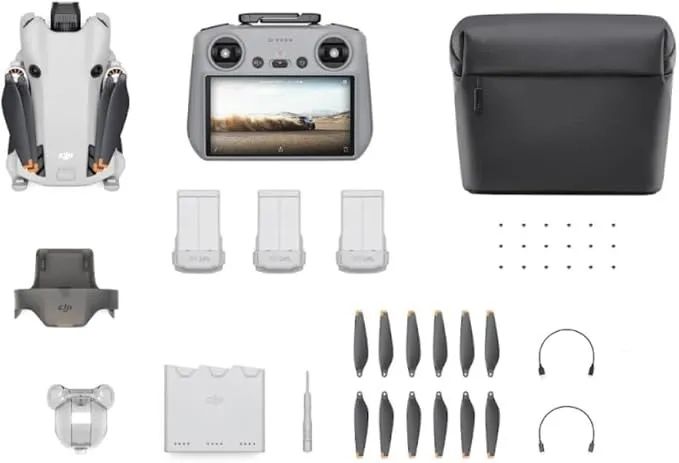 Drone Dji Mini 4 Pro RC 2 Combo Fly More Plus Caixa Lacrada64167742600451120