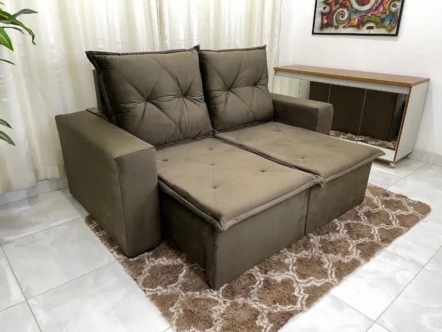 Sofá Retrátil Reclinável Vogue 1.80m !! L8662m
