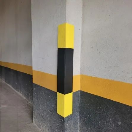 PROTETOR DE QUINA EVA PRETO E AMARELO - Foto 3